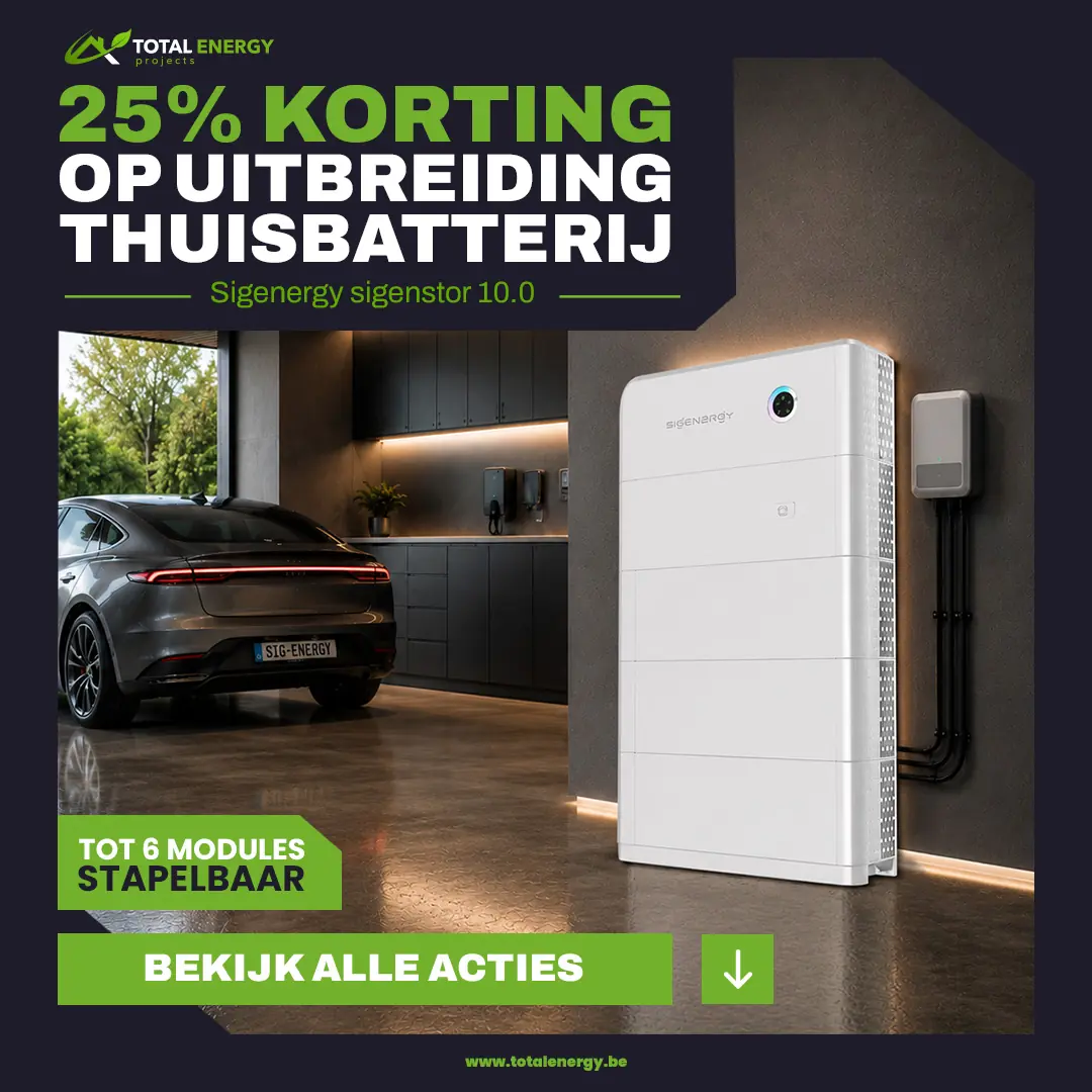 Sigenergy 10.0 uitbreiding — 25% korting